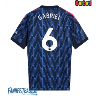 Arsenal Gabriel Magalhaes #6 Tricou Fotbal Replică 2025-26 Barbati Deplasare